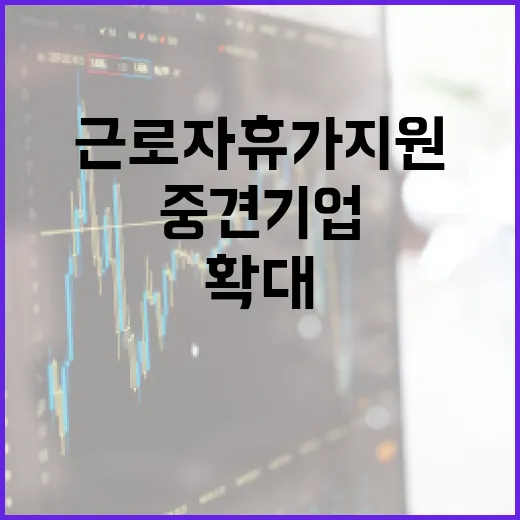 근로자 휴가지원 중견기업까지 확대