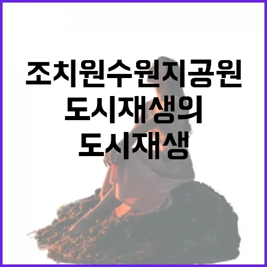 조치원 수원지공원, 도시재생의 살아있는 기록