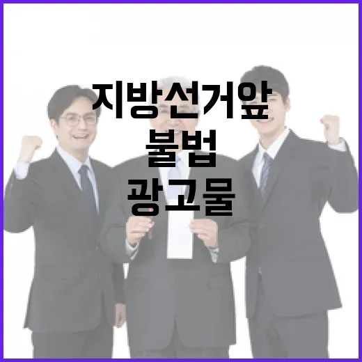 6·3 지방선거 앞 불법 선거광고물 집중 점검