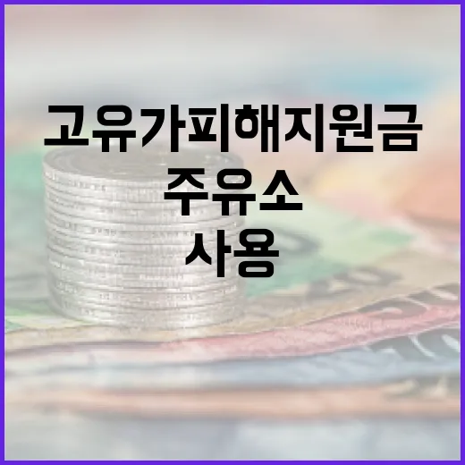 주유소도 고유가 피해지원금 사용 가능 확대