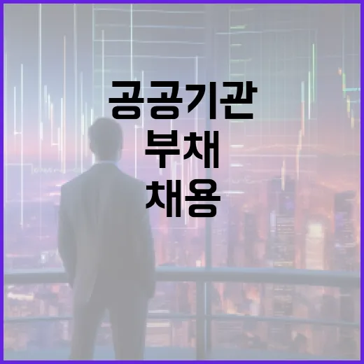 공공기관 채용 34% 급증, 부채비율은 감소