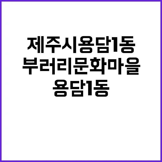 제주시 용담1동 부…