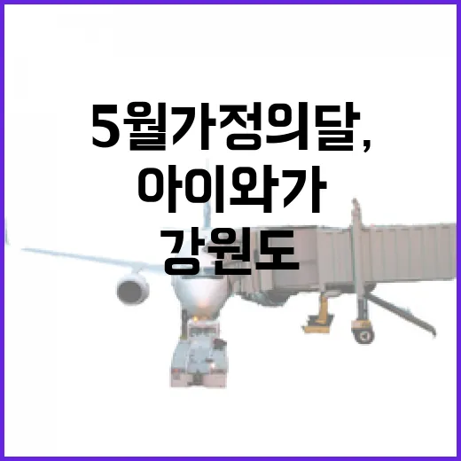 5월 가정의달, 강원도 아이와 가볼만한곳 추천