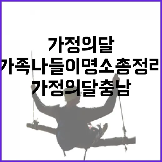 가정의 달 충남 가족 나들이 명소 총정리