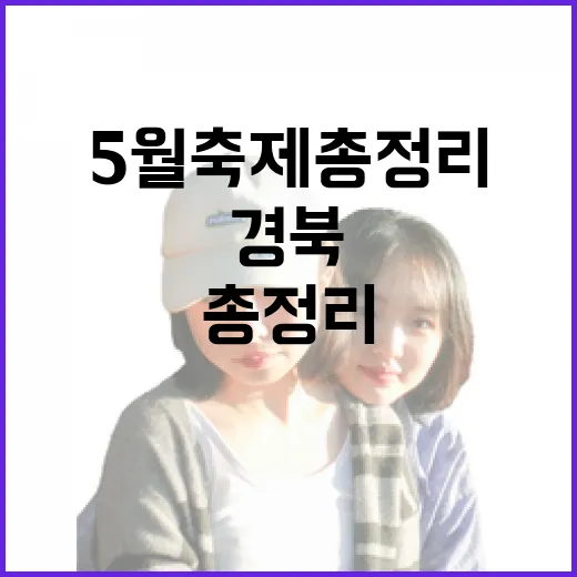 경북 5월 축제 총정리