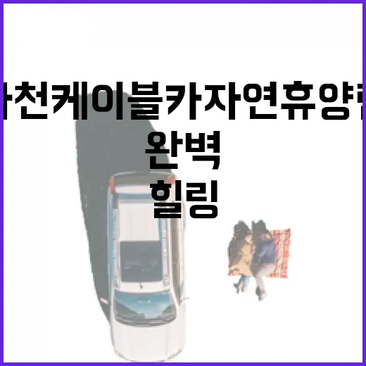 사천 케이블카자연휴양림 완벽 힐링 가이드