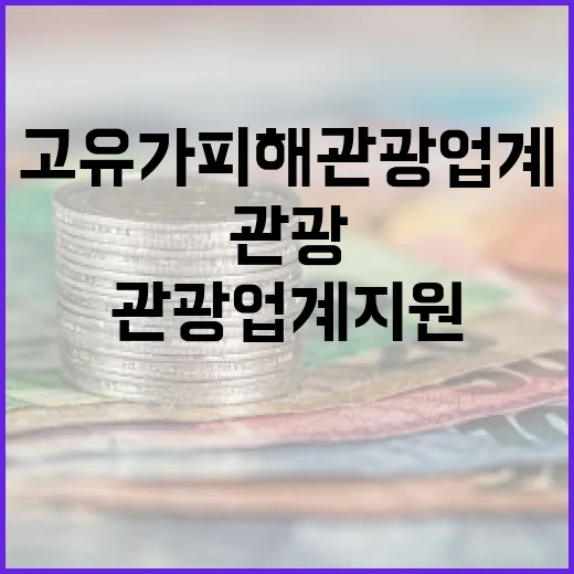 고유가 피해 관광업계 지원 확대