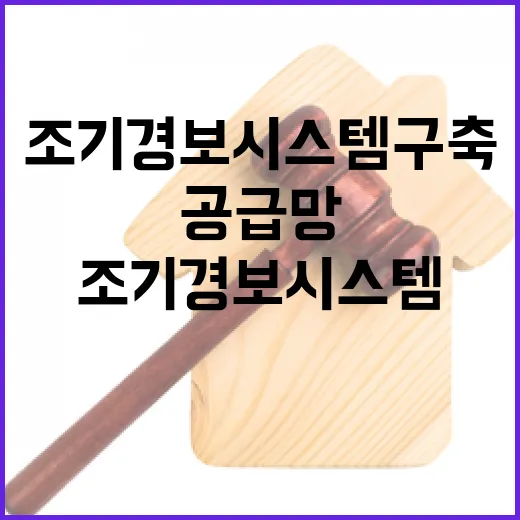 정부, 공급망 조기경보 시스템 구축에 만전