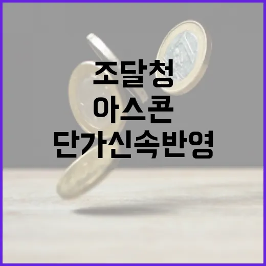 조달청, 아스콘 단가 신속 반영·수급 안정 총력