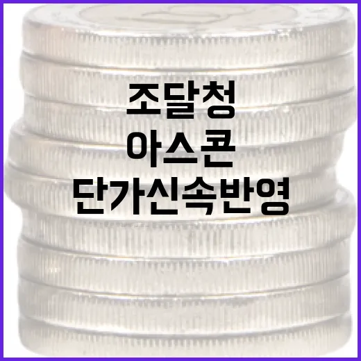 조달청, 아스콘 단가 신속 반영과 수급 안정화 총력