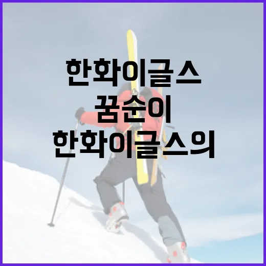 꿈순이와 한화이글스의 특별한 만남