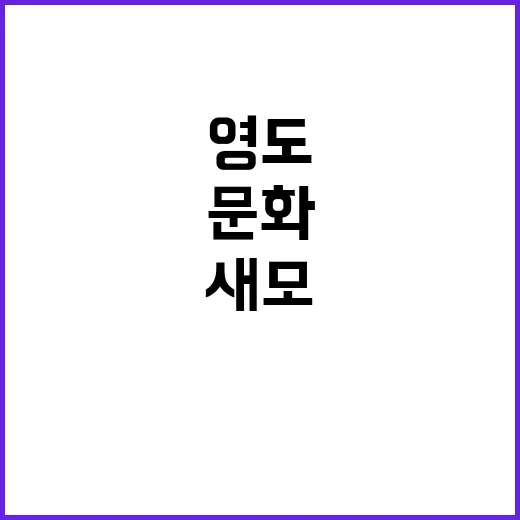 영도 새모, 문화와…
