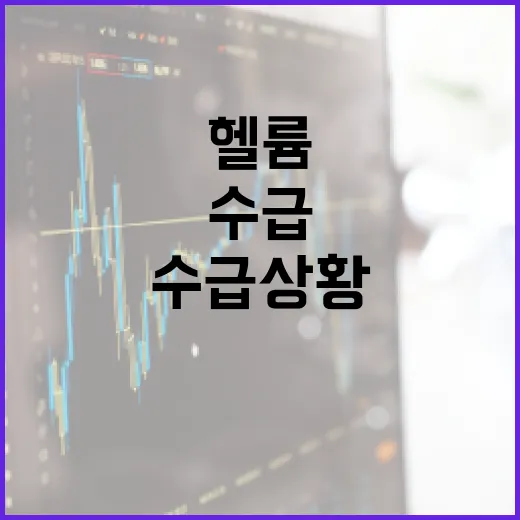 정부, 헬륨 수급 상황 철저 점검 중