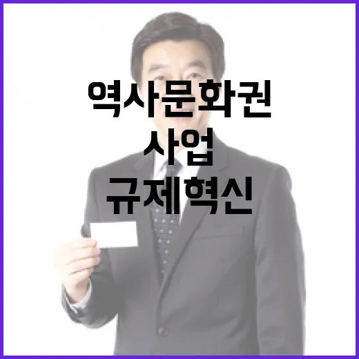 역사문화권 규제 혁신, 절차 간소화로 사업 속도 UP