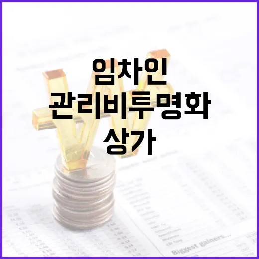 상가 관리비 투명화, 임차인 권리 강화