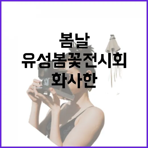 유성 봄꽃 전시회, 봄날의 화사한 산책길
