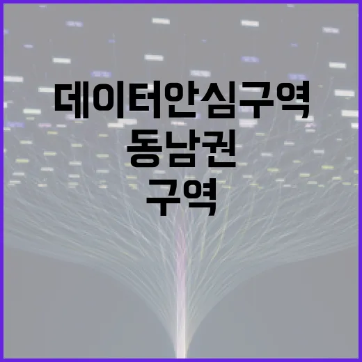 부산, 데이터 안심구역 동남권 유일 선정