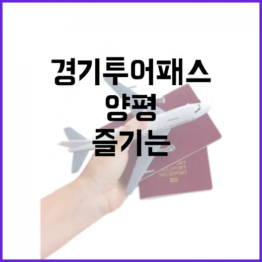 경기투어패스로 즐기는 양평 하루 여행