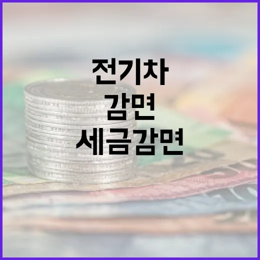 전기차 세금 감면 연장 여부 아직 미정
