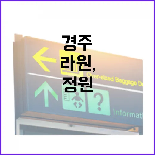 경주 라원, 가족과 함께하는 빛과 정원의 신비