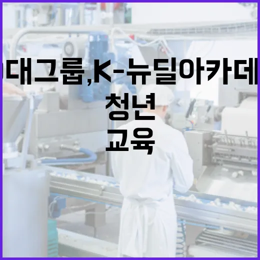 10대 그룹, K-뉴딜 아카데미로 청년 6800명 교육