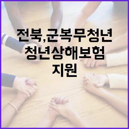 전북, 군복무 청년 상해보험 지원 강화