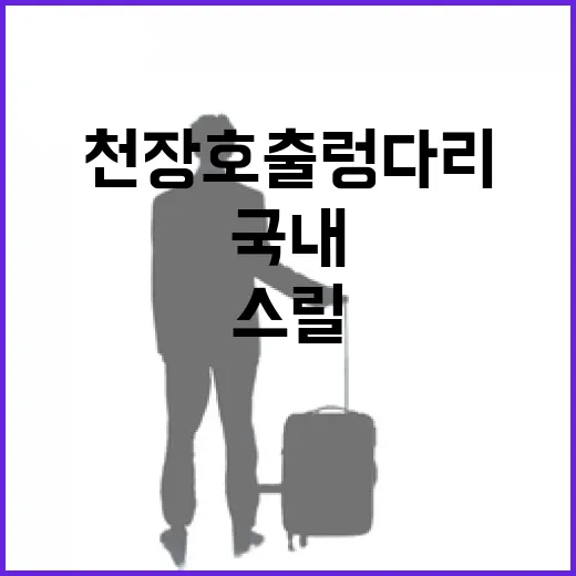 청양 천장호 출렁다리, 국내 최장 스릴 체험 명소