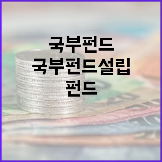 국부펀드 설립방안 아직 미정