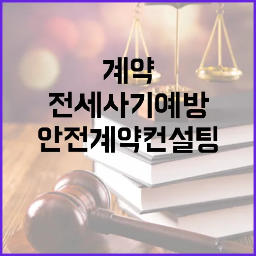 전세사기 예방, 안전계약 컨설팅 시작