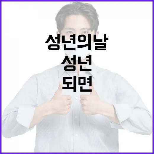 성년의 날, 성인이 되면 바뀌는 권리와 책임