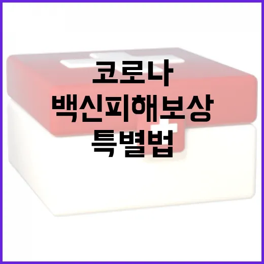 특별법 따라 코로나 백신 피해보상 강화