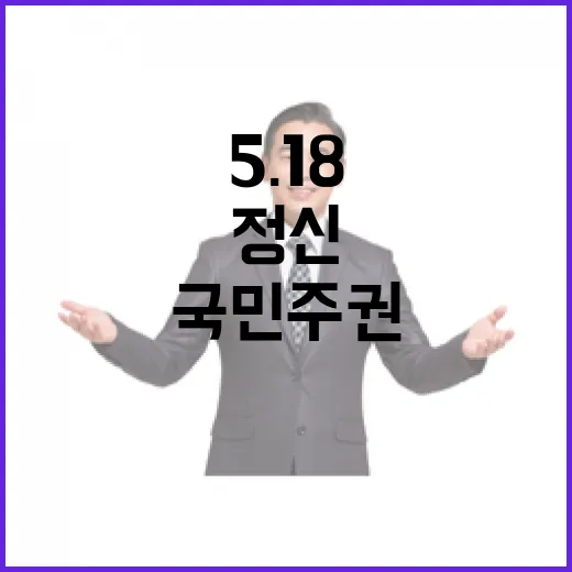 5.18 정신 계승, 국민주권 담대 전진