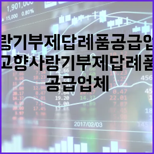 부산 고향사랑기부제 답례품 공급업체 모집 시작