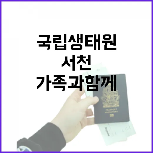 서천 국립생태원, 가족과 함께하는 생태 체험 명소