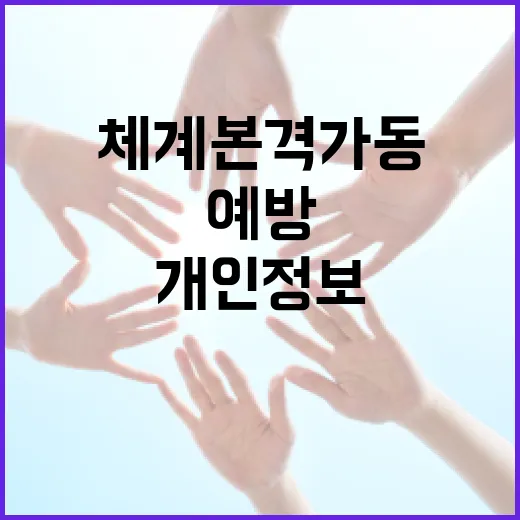 올 하반기 개인정보 침해 예방 관리체계 본격 가동