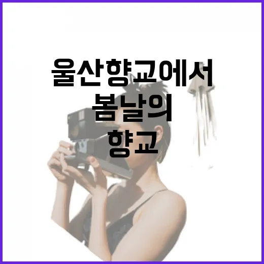 울산향교에서 만나는 봄날의 고요한 배움