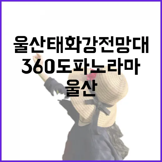 울산 태화강전망대 360도 파노라마 명소