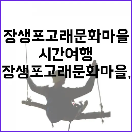 장생포 고래문화마을, 시간여행의 현장