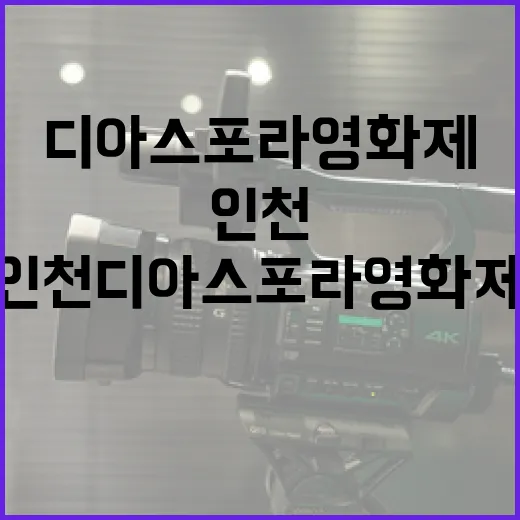 인천 디아스포라영화제, 다양성 품은 문화 축제