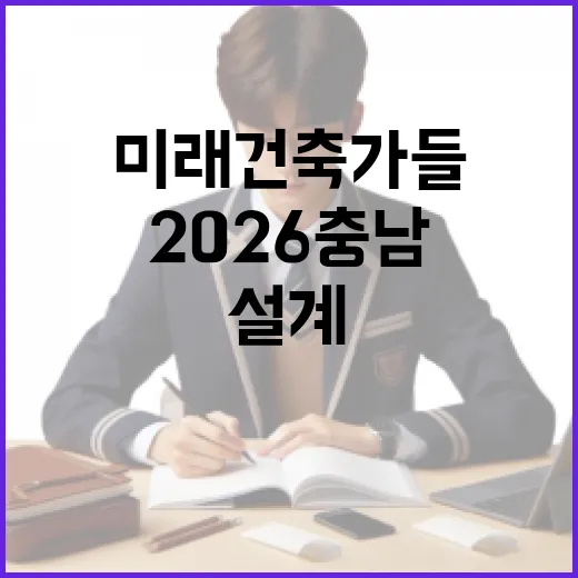 미래 건축가들의 도전, 2026 충남 설계공모전