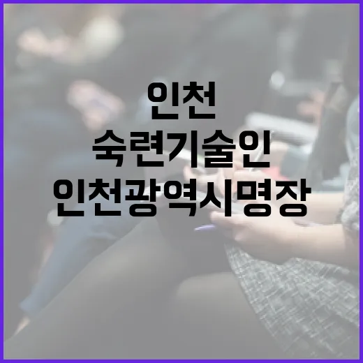 2026년 인천광역시명장 선정, 숙련기술인 모집