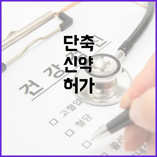 신약 허가기간 240일로 단축, 심사체계 전면 혁신