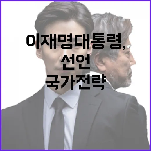 이재명 대통령, 해운·항만 국가전략산업 육성 선언