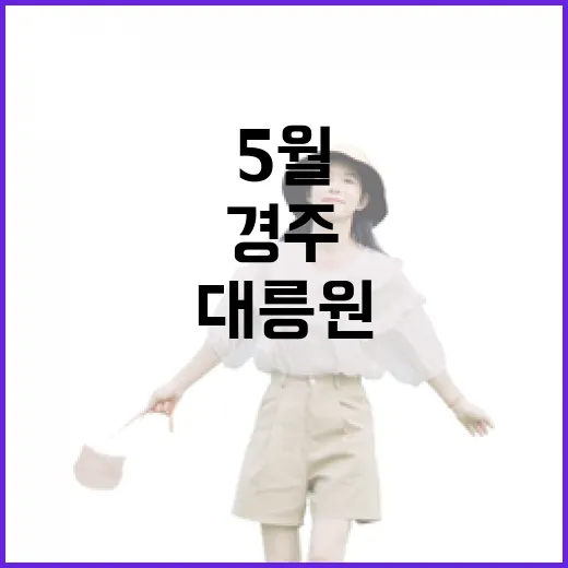 경주 5월 산책길, 대릉원에서 월정교까지