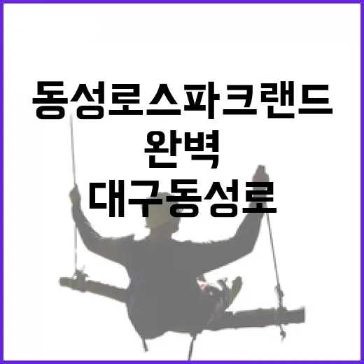 대구 동성로 스파크랜드 완벽 가이드