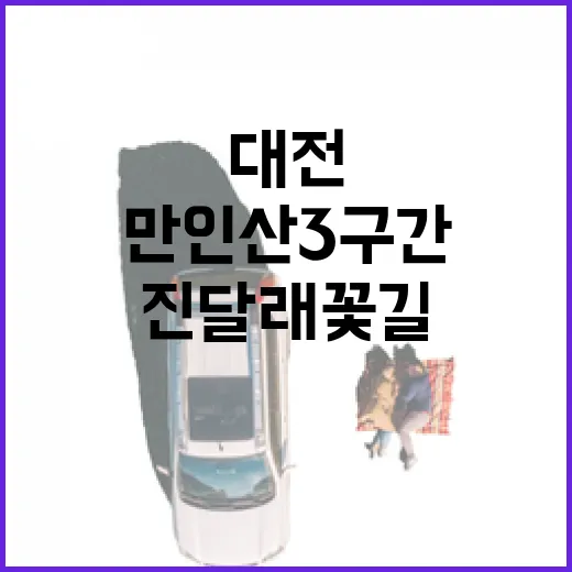 대전 만인산 3구간 진달래 꽃길 힐링 산행