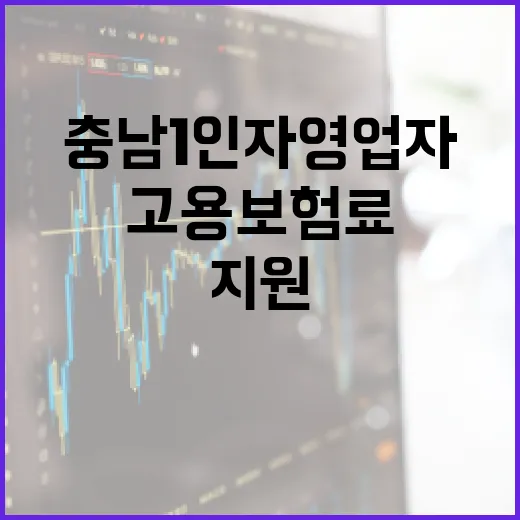 충남 1인 자영업자 고용보험료 지원 확대