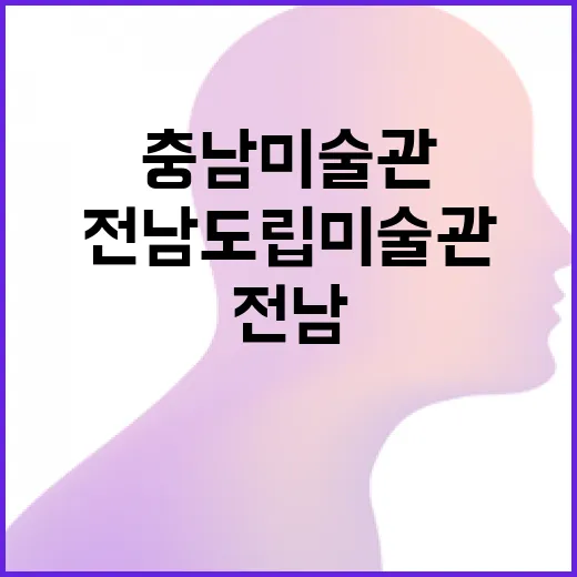 충남미술관-전남도립미술관 협력 강화