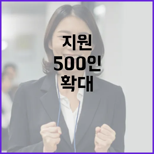 재취업지원 의무사업장 500인 이상 확대