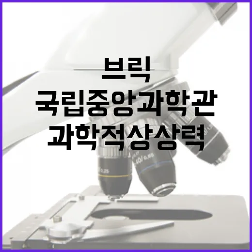 국립중앙과학관에서 만나는 브릭의 과학적 상상력